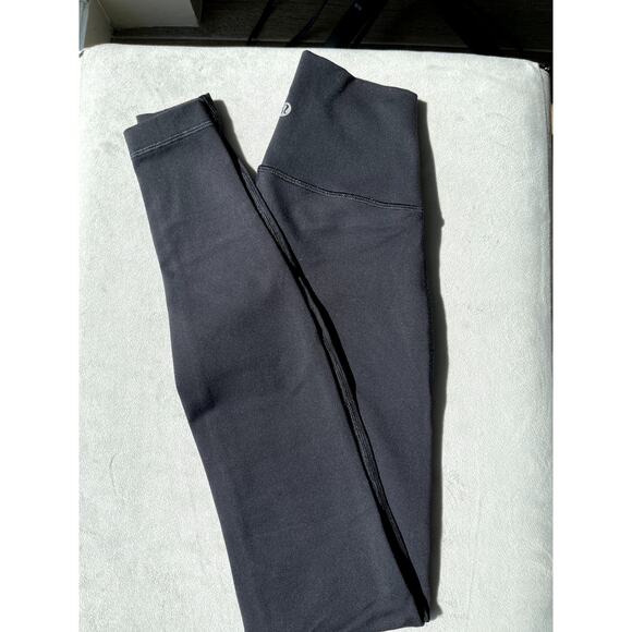 Lululemon Wunder Under Pant Hi-Rise Tech Mesh 28" Sz 2 Black - Picture 5 of 6